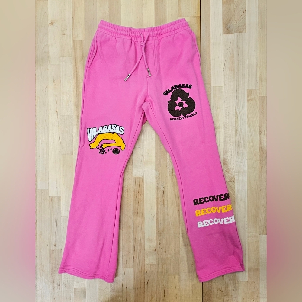 Valabasas Recovery Project Pink Sweat Suit Medium